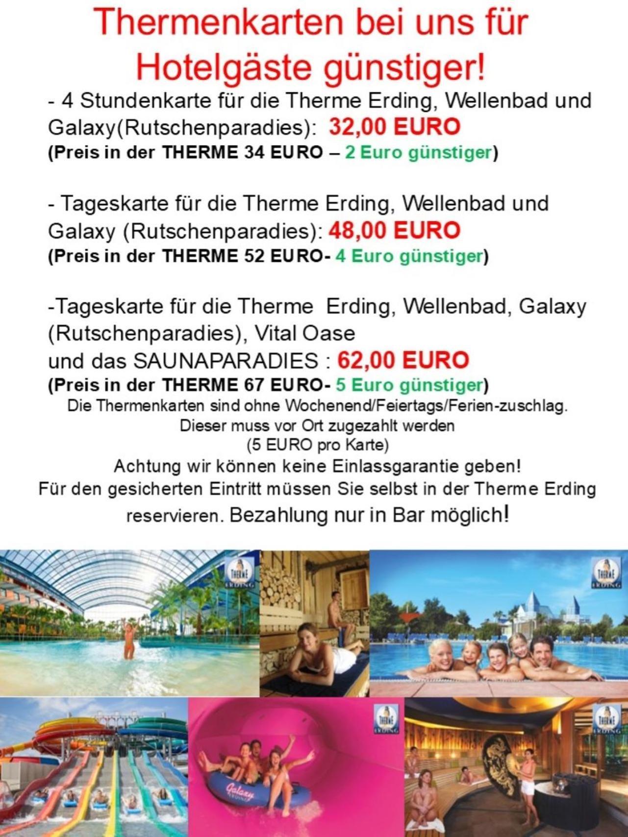 Familienhotel Nahe Der Therme Эрдинг Экстерьер фото